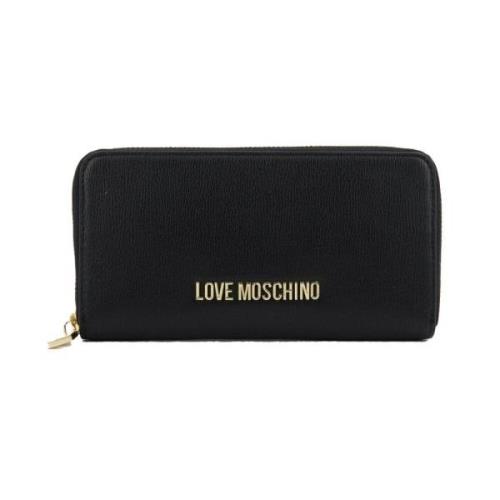 Love Moschino Stiligt Plånbok Korthållare Black, Dam