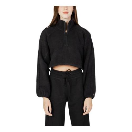 Calvin Klein Svart Sport Sweatshirt för Kvinnor Black, Dam