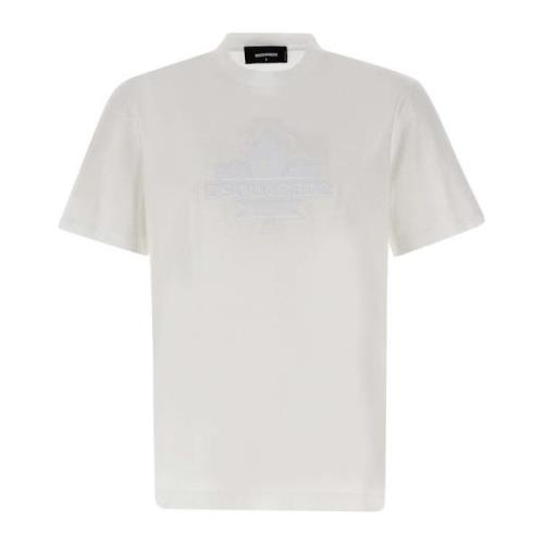 Dsquared2 Vita T-shirts och Polos White, Herr