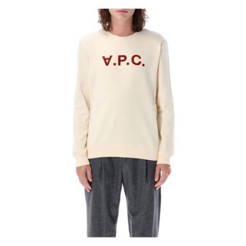 A.p.c. Off White Stickat för Män Beige, Herr