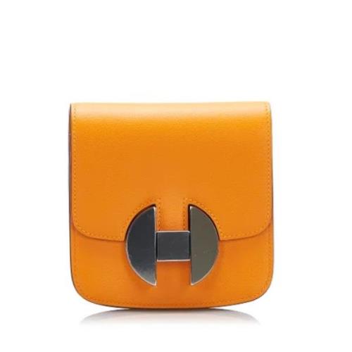 Hermès Vintage Pre-owned Laeder plnbcker Orange, Dam