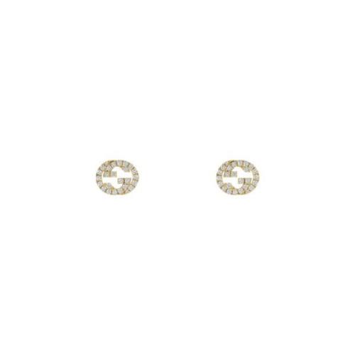 Gucci Ybd729408002 - Örhängen i 18 kt gult guld och diamanter Yellow, ...