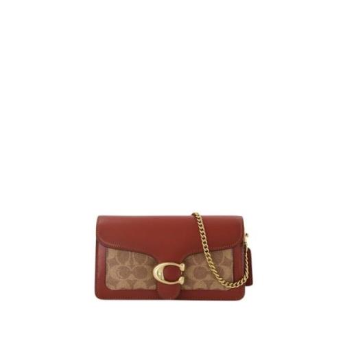 Coach Kedja Clutch Crossbody - Tan Rust Brown, Dam