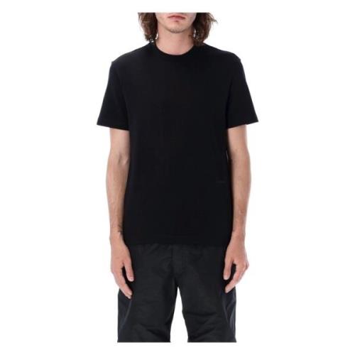 Salvatore Ferragamo Svart Bomull T-Shirt - Klassisk Stil, Aw23 Black, ...