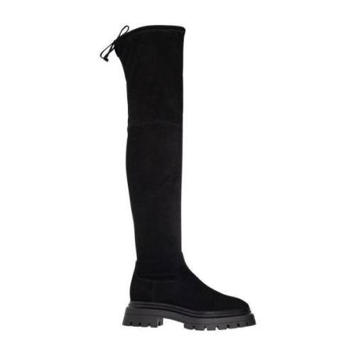 Stuart Weitzman Bedfordland mockastövlar Black, Dam