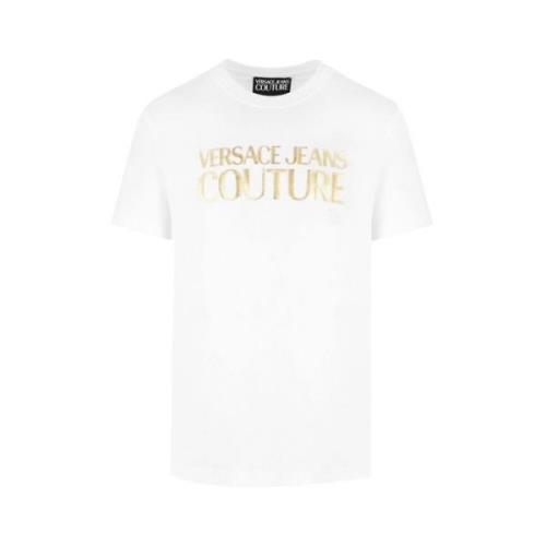 Versace Jeans Couture Snygga T-shirts för män och kvinnor White, Herr