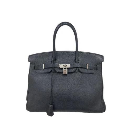 Hermès Vintage Pre-owned Hermès Birkin i svart läder Black, Dam