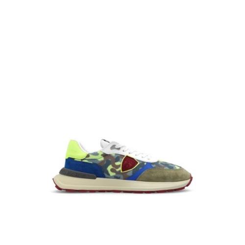 Philippe Model Neon Border Sneakers Green, Herr