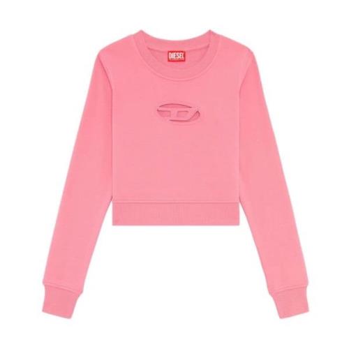 Diesel Slimmy Fleece Sweatshirt Pink, Dam