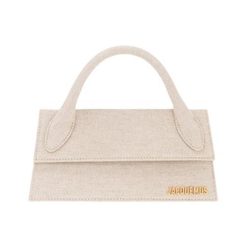 Jacquemus Le Chiquito Long Handväsko Beige, Dam