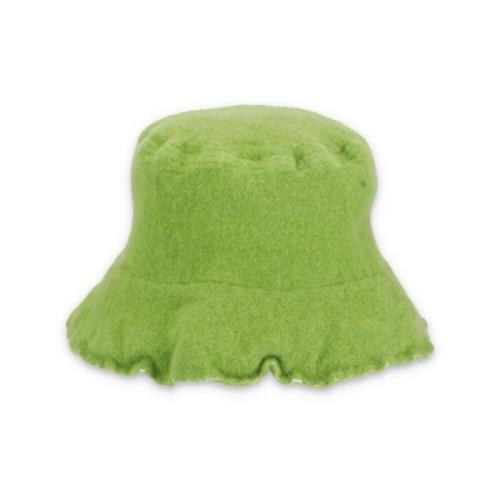 Comme des Garçons Grön ull bucket hatt för män Green, Herr