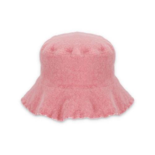 Comme des Garçons Rosa ull bucket hatt för män Pink, Herr