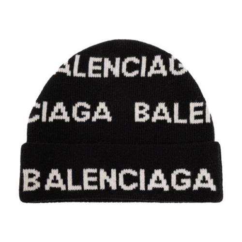 Balenciaga Mössa med logotyp Black, Dam