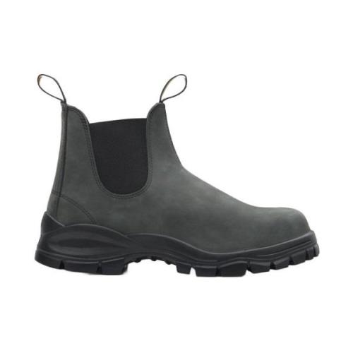 Blundstone Rustika Unisex Läderstövlar Black, Herr