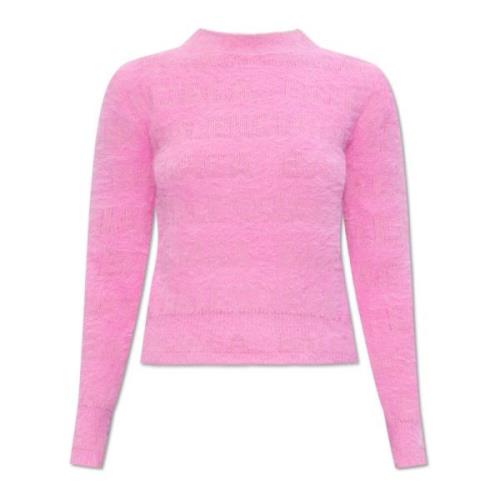Balenciaga Monogrammönstrad tröja Pink, Dam
