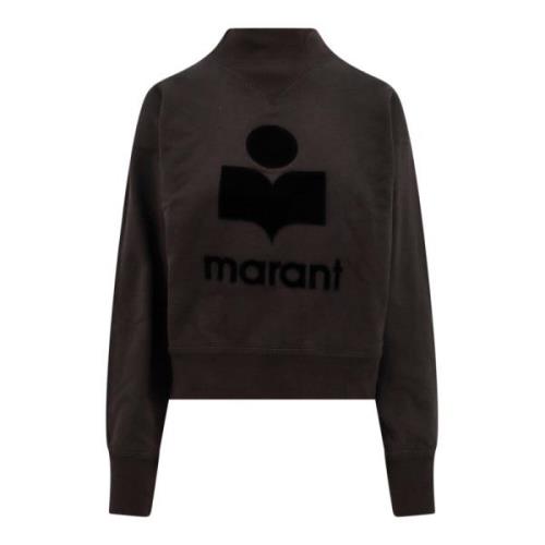 Isabel Marant Svart Logo Sweatshirt Black, Dam