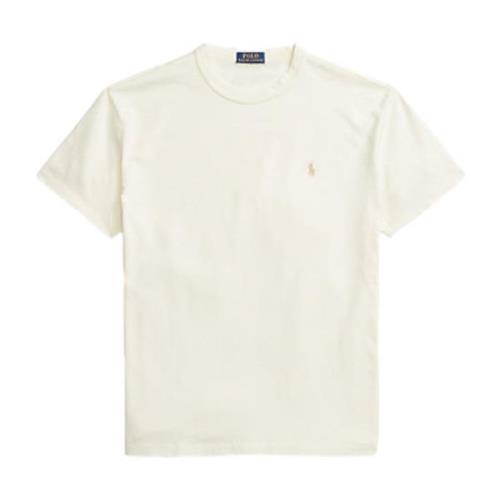 Ralph Lauren Klassisk Fit Jersey Crewneck T-shirt White, Herr