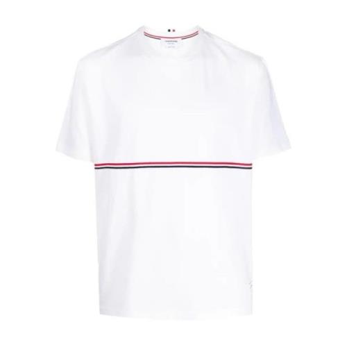 Thom Browne RWB Randig T-shirt White, Herr