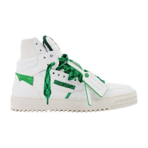 Off White Läder Zip-Tie Sneakers White, Herr