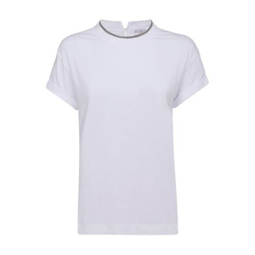 Brunello Cucinelli Vita lätta och naturliga T-shirts och polos White, ...