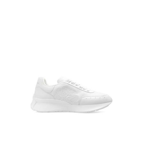 Alexander McQueen Sneakers med logotyp White, Herr