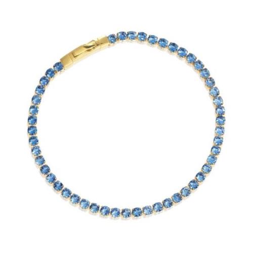 Sif Jakobs Jewellery Grande Armband med Blå Zirkon Yellow, Dam