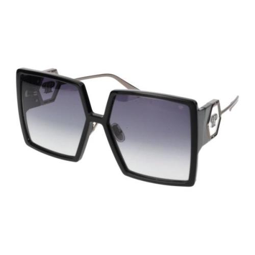 Philipp Plein Stiliga solglasögon Spp028M Black, Dam