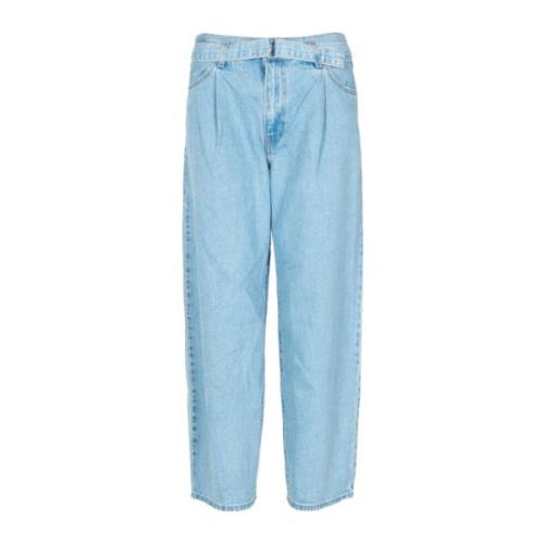 Levi's Ljus Denim Baggy Jeans med Fickor Blue, Dam
