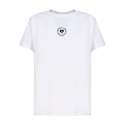 Stella McCartney Ekologisk Bomull Vita T-shirts och Polos White, Dam