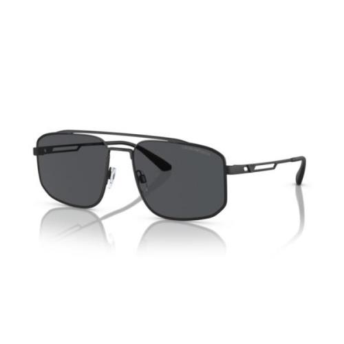 Emporio Armani Ea2139-300187 Black Sunglasses Black, Herr