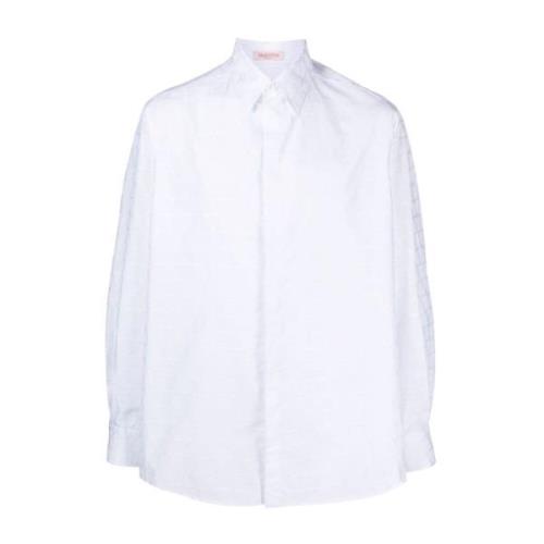 Valentino Optisk Vit VLogo Skjorta White, Herr
