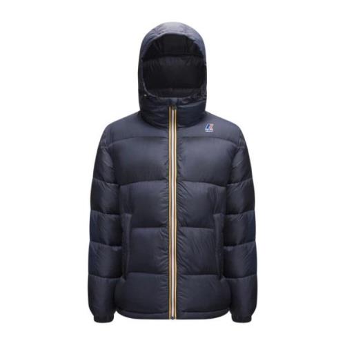 K-Way Blå Unisex Piumino Jacka Blue, Herr