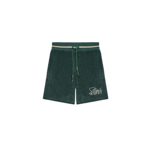 Autry Chenille Short Shorts Green, Dam