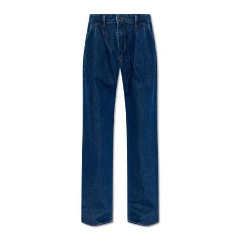 Anine Bing ‘Carrie’ jeans med vida ben Blue, Dam
