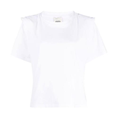 Isabel Marant Étoile Vit Zelitos Tee Shirt White, Dam