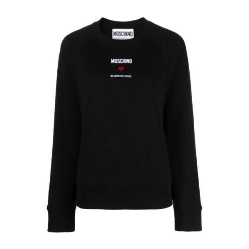 Moschino 1555 Sweatshirt Black, Dam