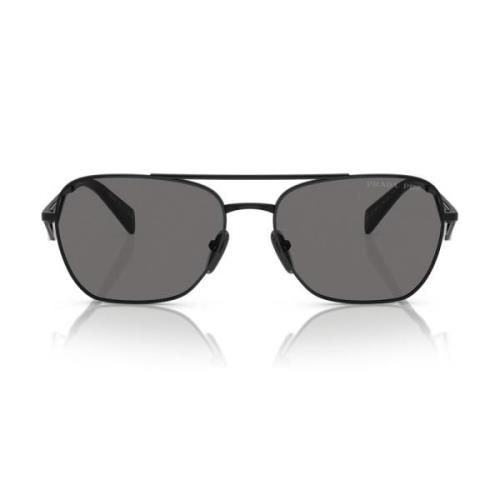 Prada Prada solglasögon för kvinnor med polariserade mörkgrå linser Bl...