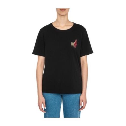 Liu Jo Klassisk T-Shirt Black, Dam