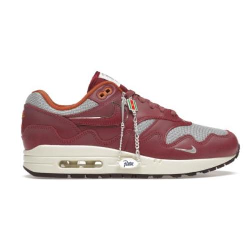 Nike Rush Maroon Air Max 1 Sneaker Red, Herr