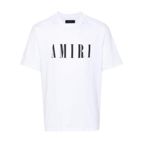 Amiri Core Logo Vita T-shirts och Polos White, Herr