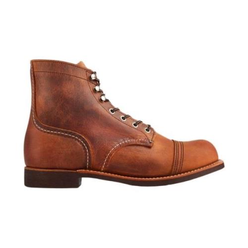 Red Wing Shoes Iron Ranger Stövel - Copper Rough Tough Brown, Herr