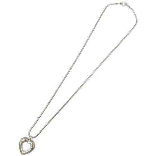 Tiffany & Co. Pre-owned Pre-owned Silver halsband Gray, Dam