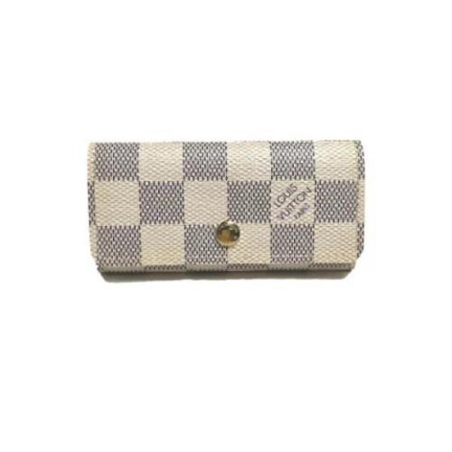 Louis Vuitton Vintage Pre-owned Canvas nyckelhllare Beige, Dam