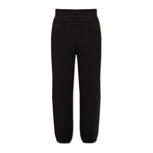 Moncler Sweatpants med logotyp Black, Herr