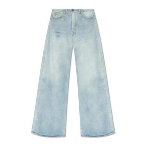 Vetements Jeans with wide legs Blue, Herr