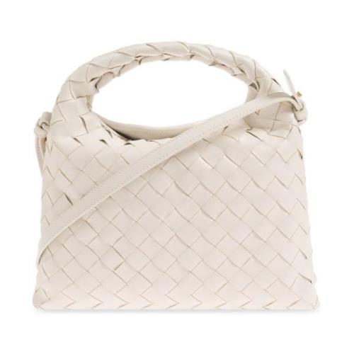 Bottega Veneta Hop Mini axelremsväska White, Dam