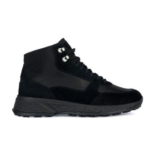 Geox Svarta ABX Sport Sneakers Black, Herr