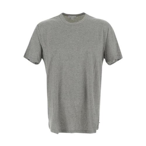 James Perse Klassisk Bomullst-shirt Gray, Herr