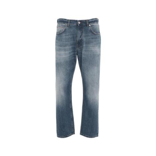 Mauro Grifoni Blåa Ss24 Herr Jeans Blue, Herr