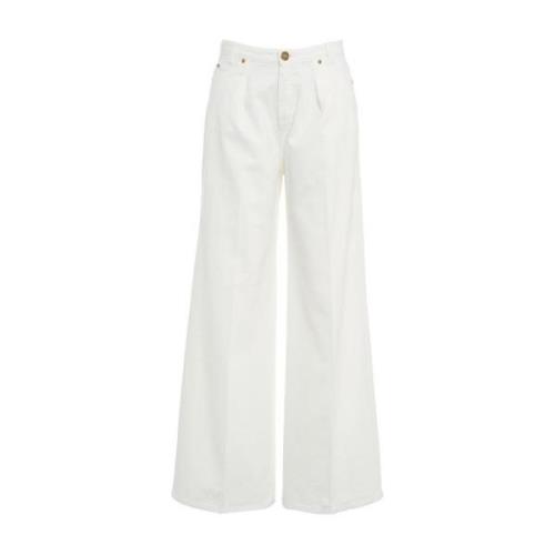 Pinko Vita Jeans för Kvinnor White, Dam
